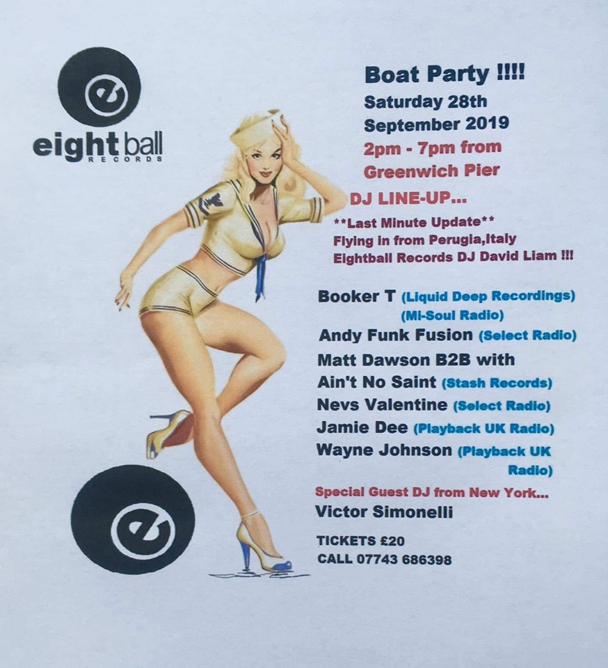 Eightball Records - Boat Party - London